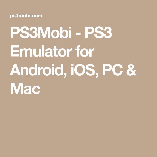 Best ps3 emulator for mac